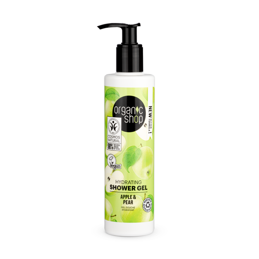 Organic Shop Hydrating Shower Gel Apple and Pear, 280 ml