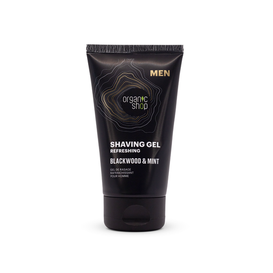 Organic Shop Refreshing Shaving Gel Blackwood & Mint, 150 ml