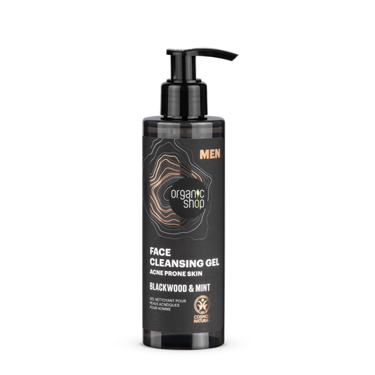 Organic Shop Acne Prone Skin Face Cleansing Gel Blackwood & Mint, 200 ml